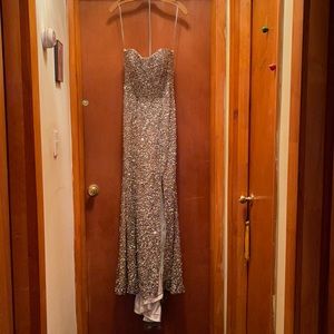Floor-length Sequin Gown
